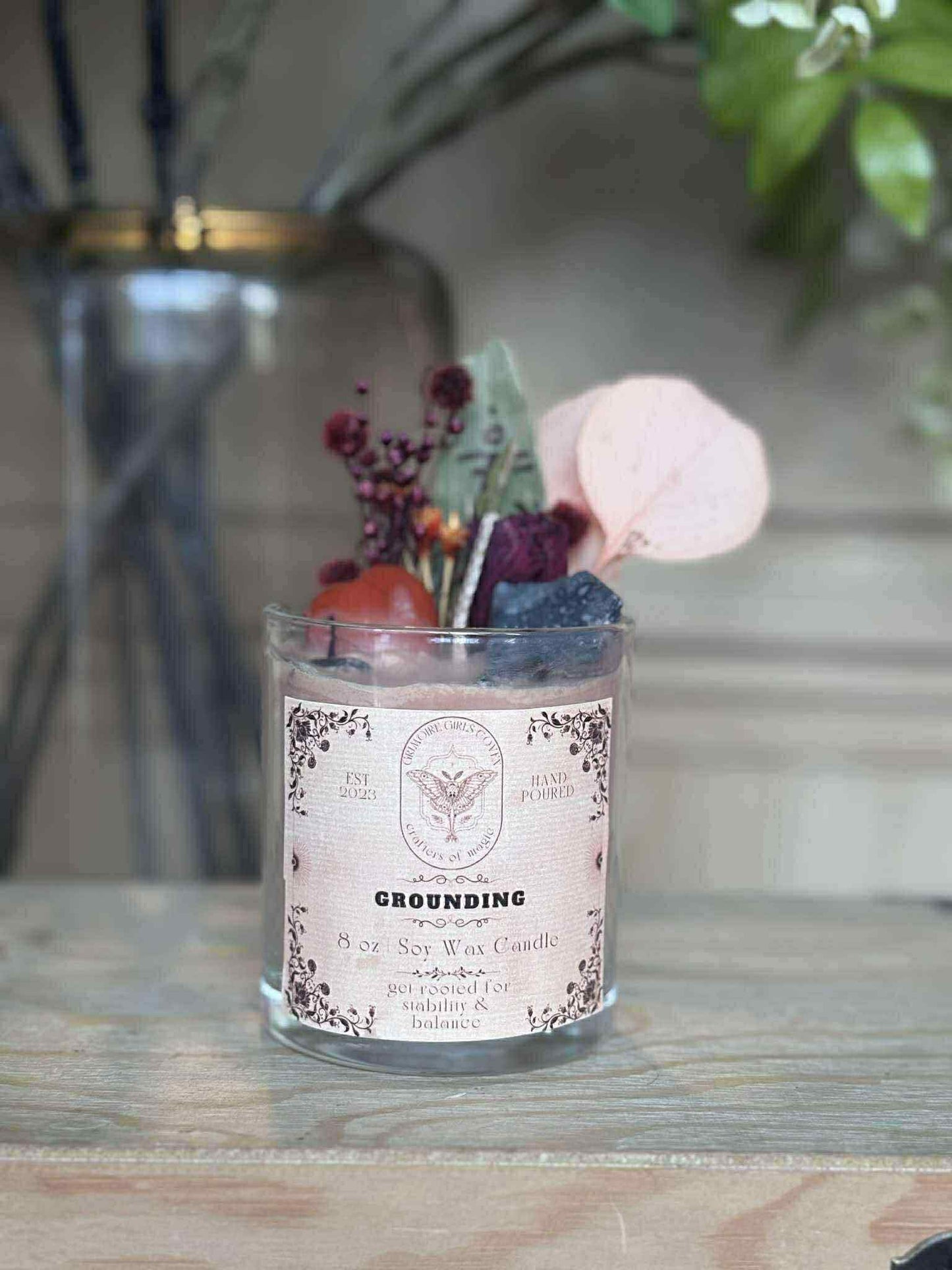 Grounding Spell Candle