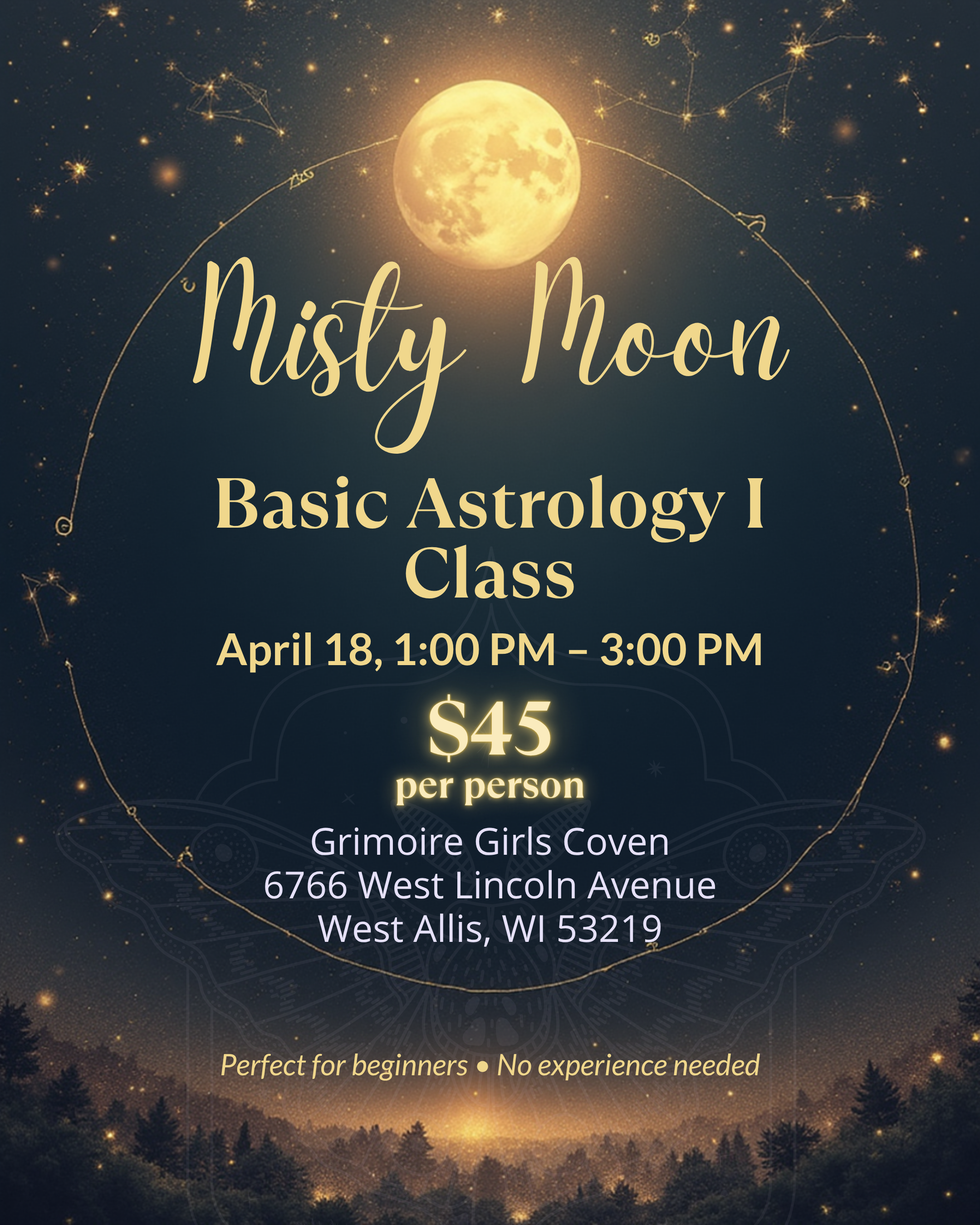 Basic Astrology Class I with Misty Moon