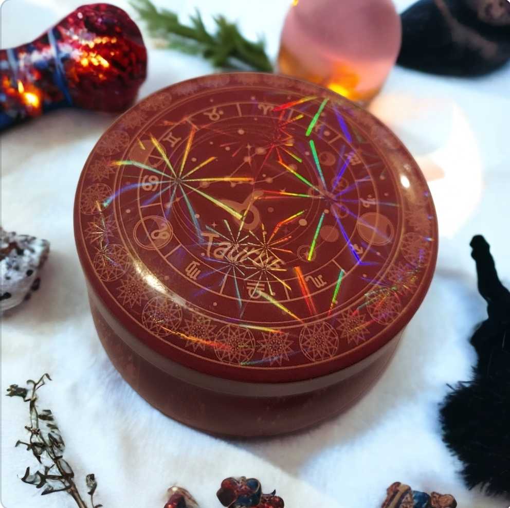 Taurus Zodiac Candle