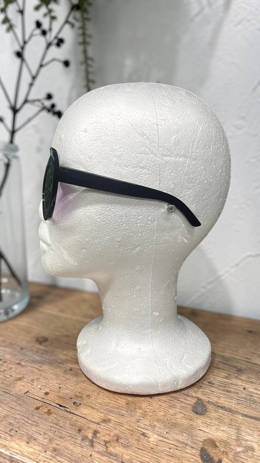 Midnight Enchantress Cat-Eye Sunglasses