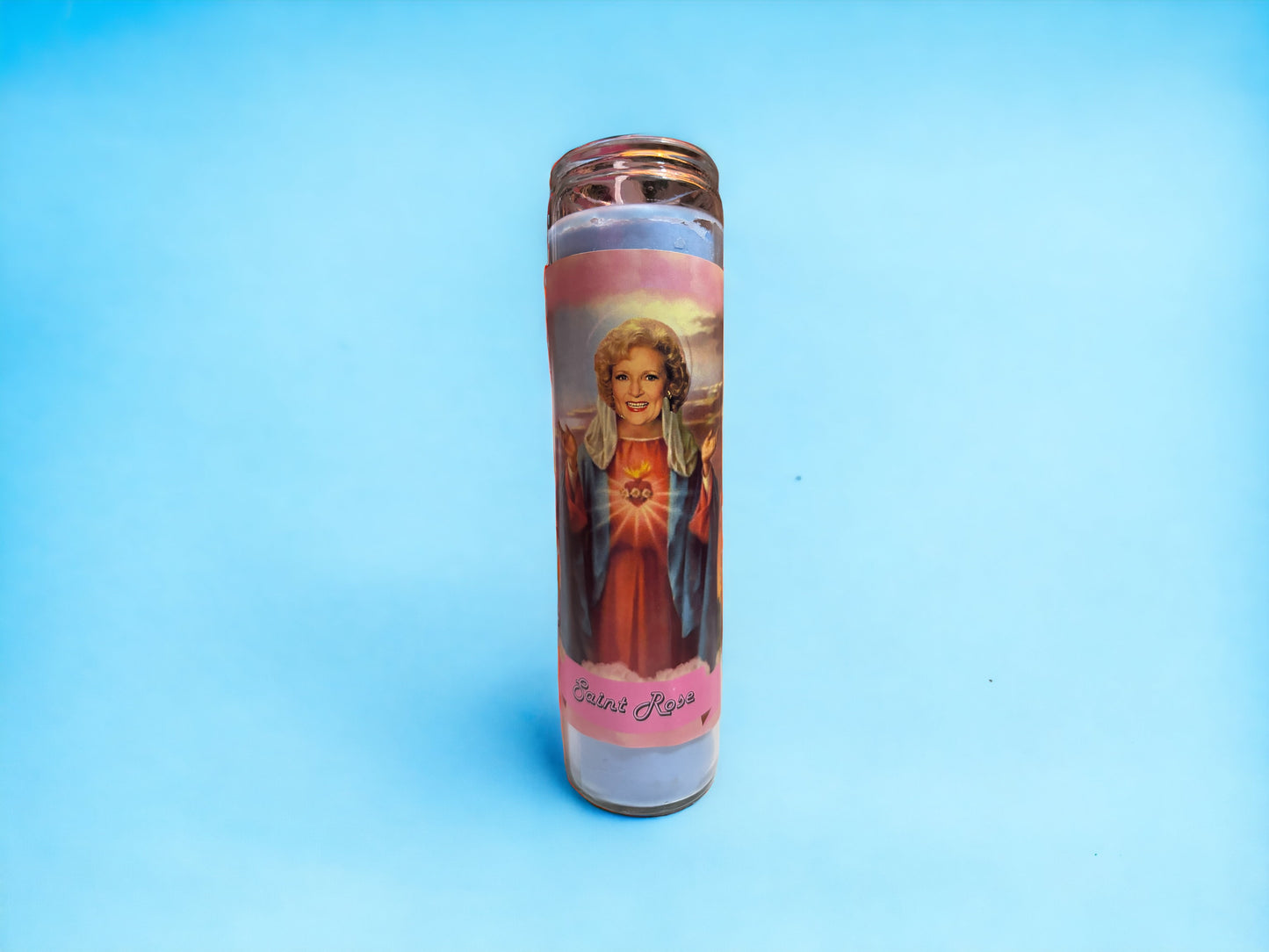 Saint Rose candle