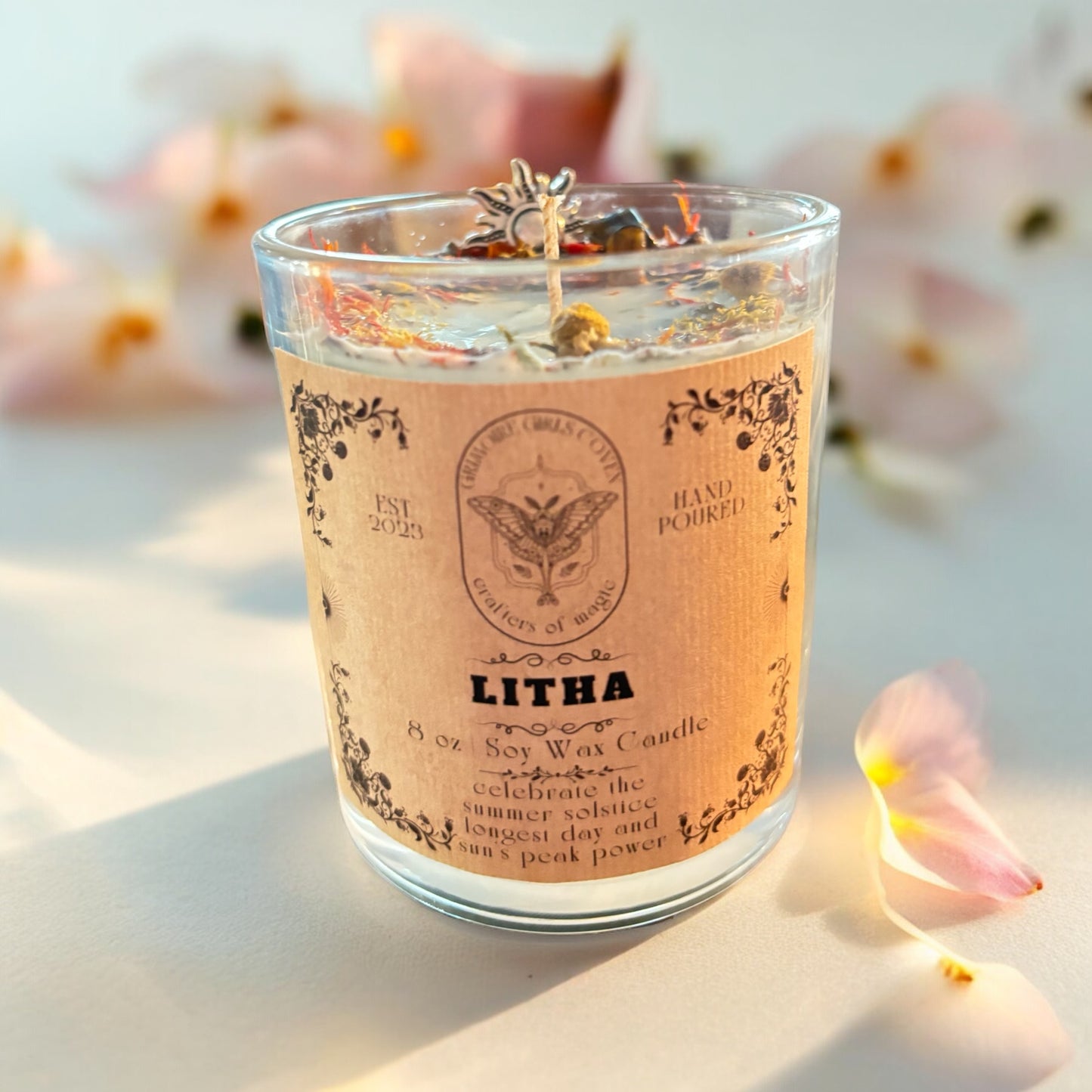 Litha Summer Solstice Candle