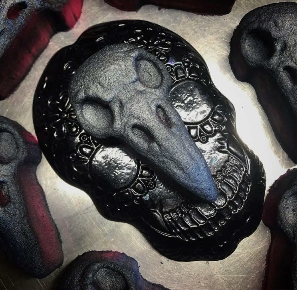 Raven and Skull Bath Bomb