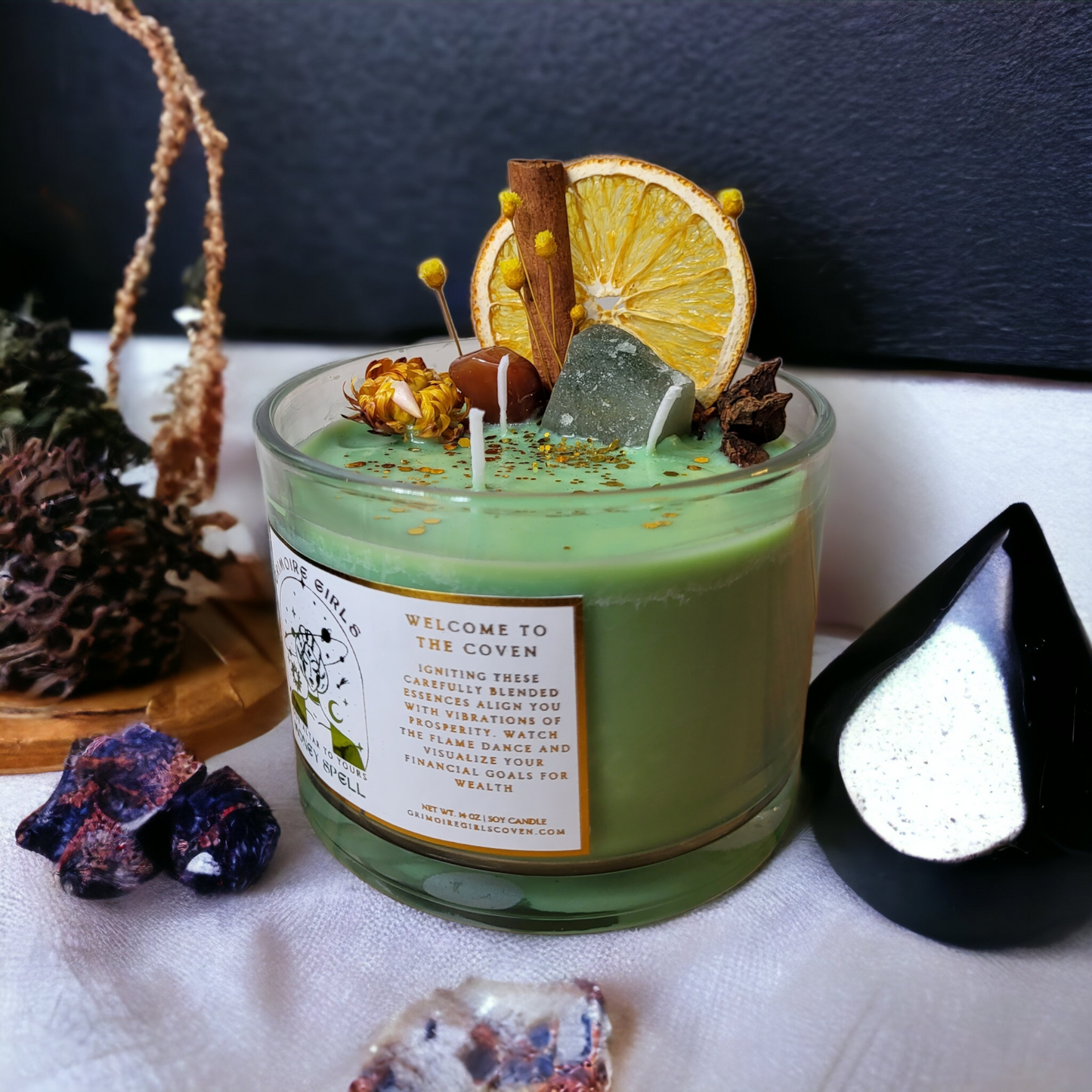 Money Spell Candle