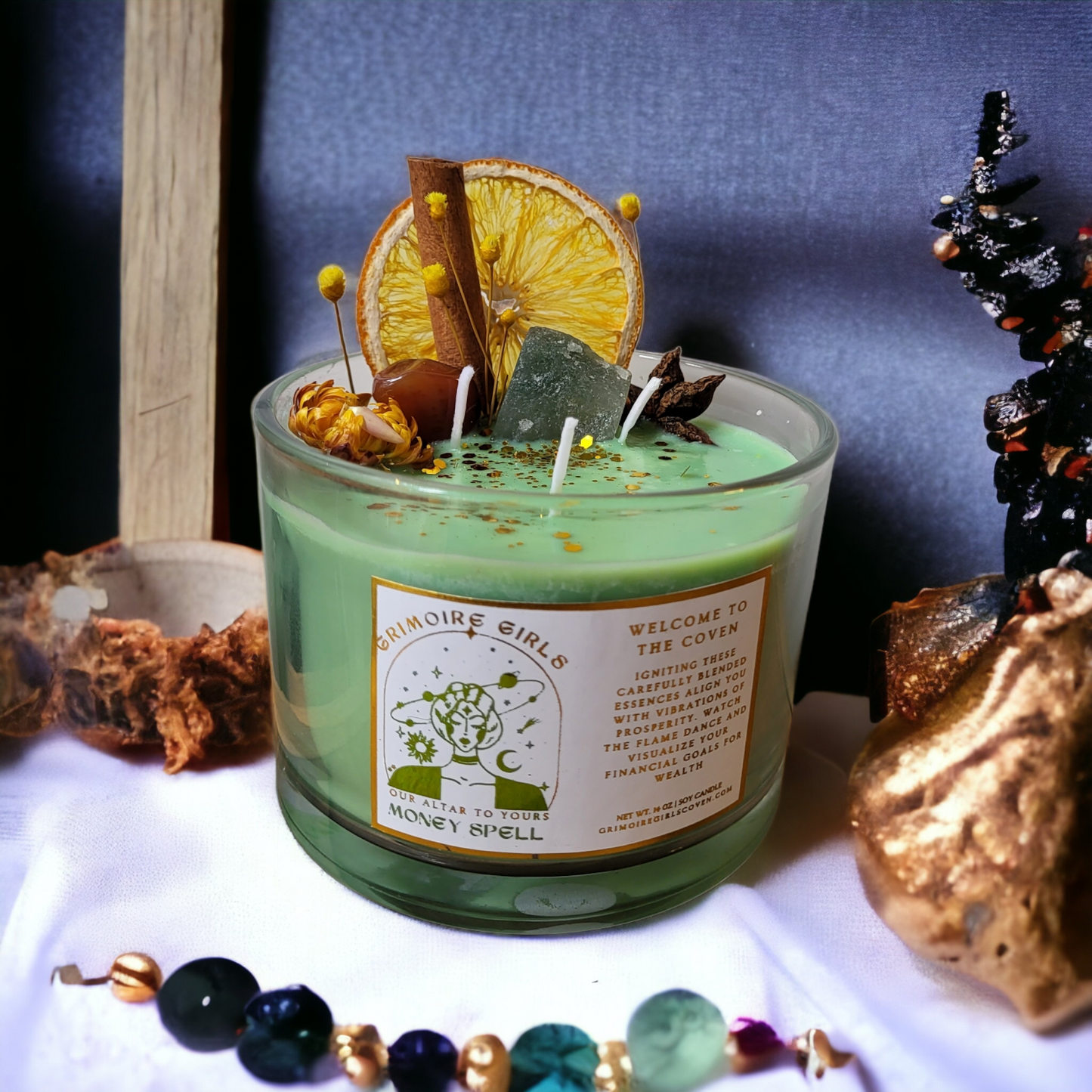 Money Spell Candle