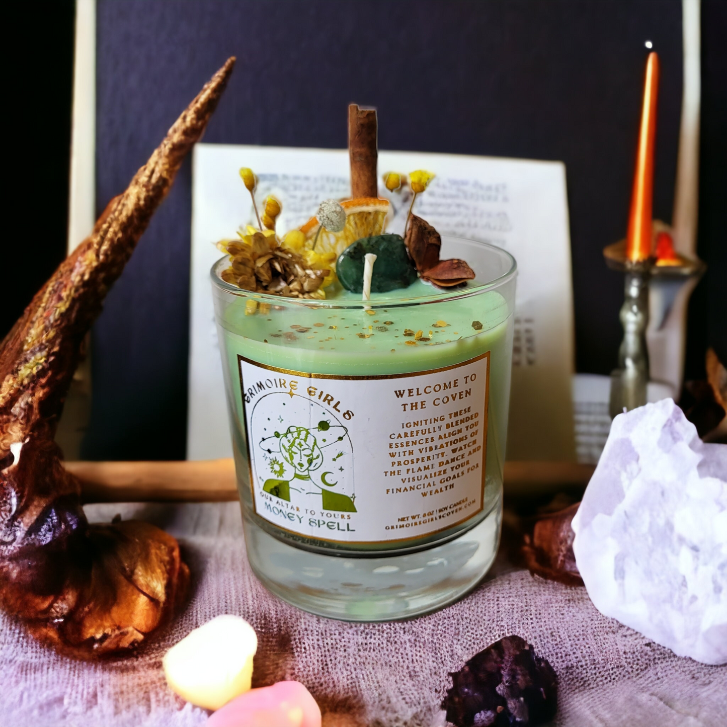 Money Spell Candle