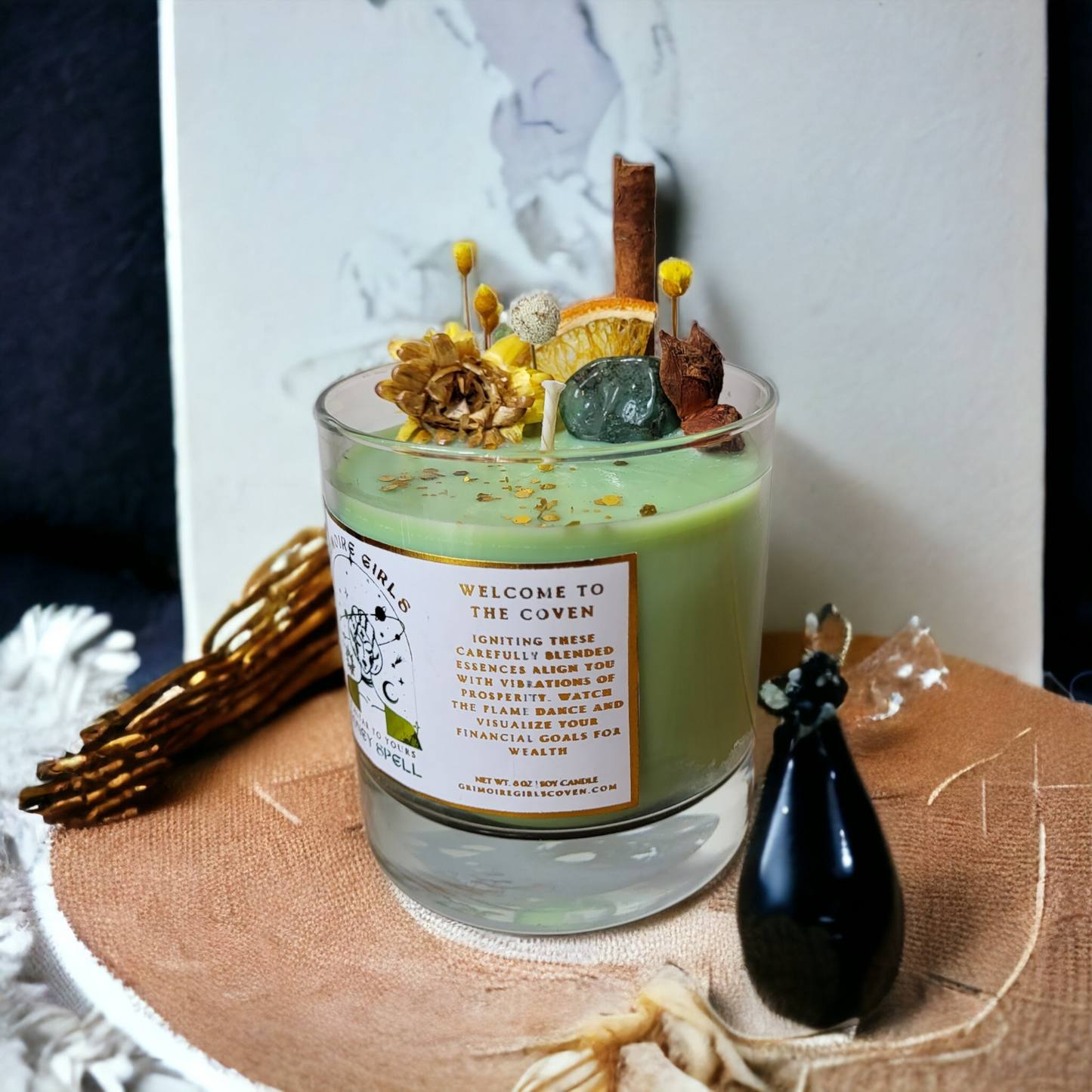 Money Spell Candle