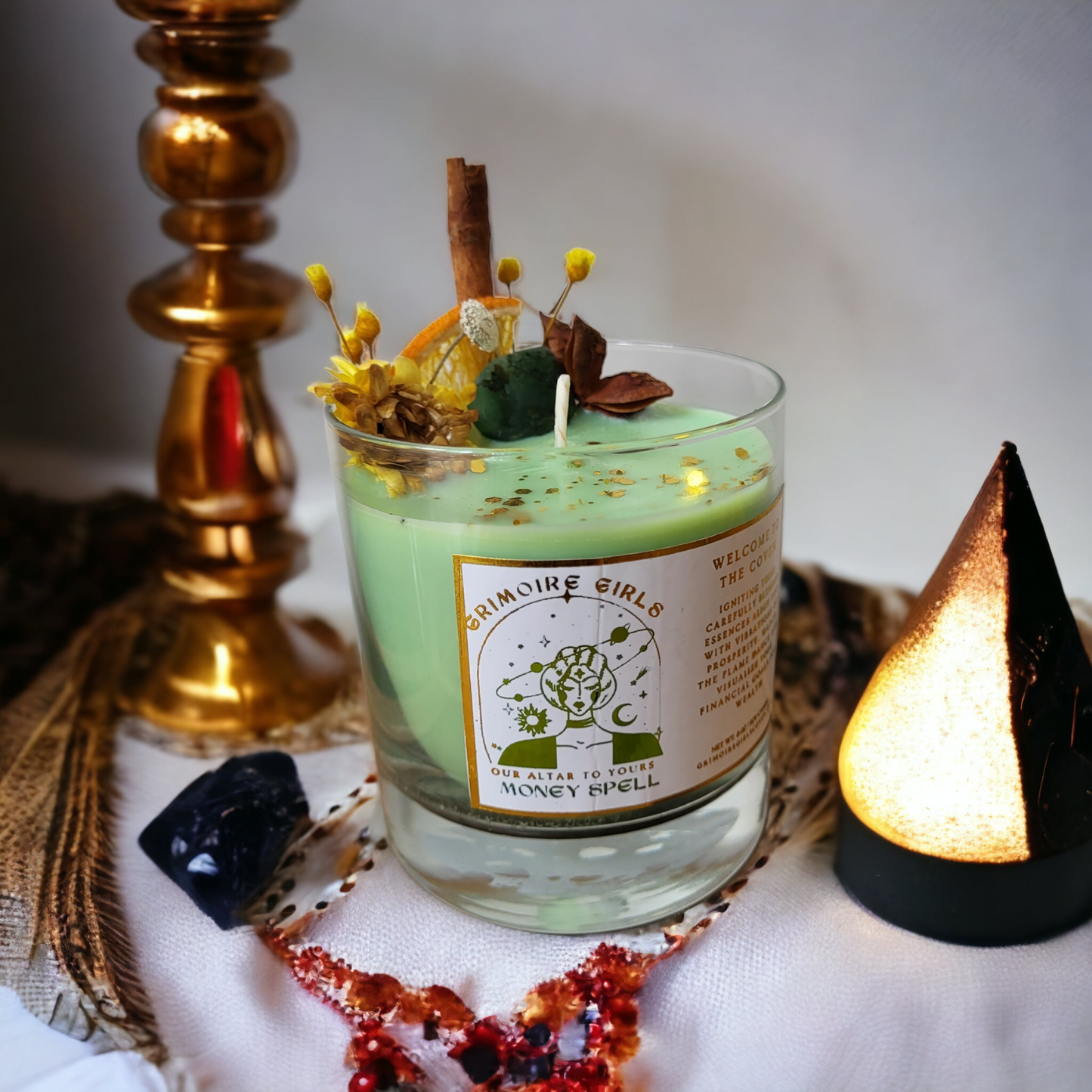 Money Spell Candle