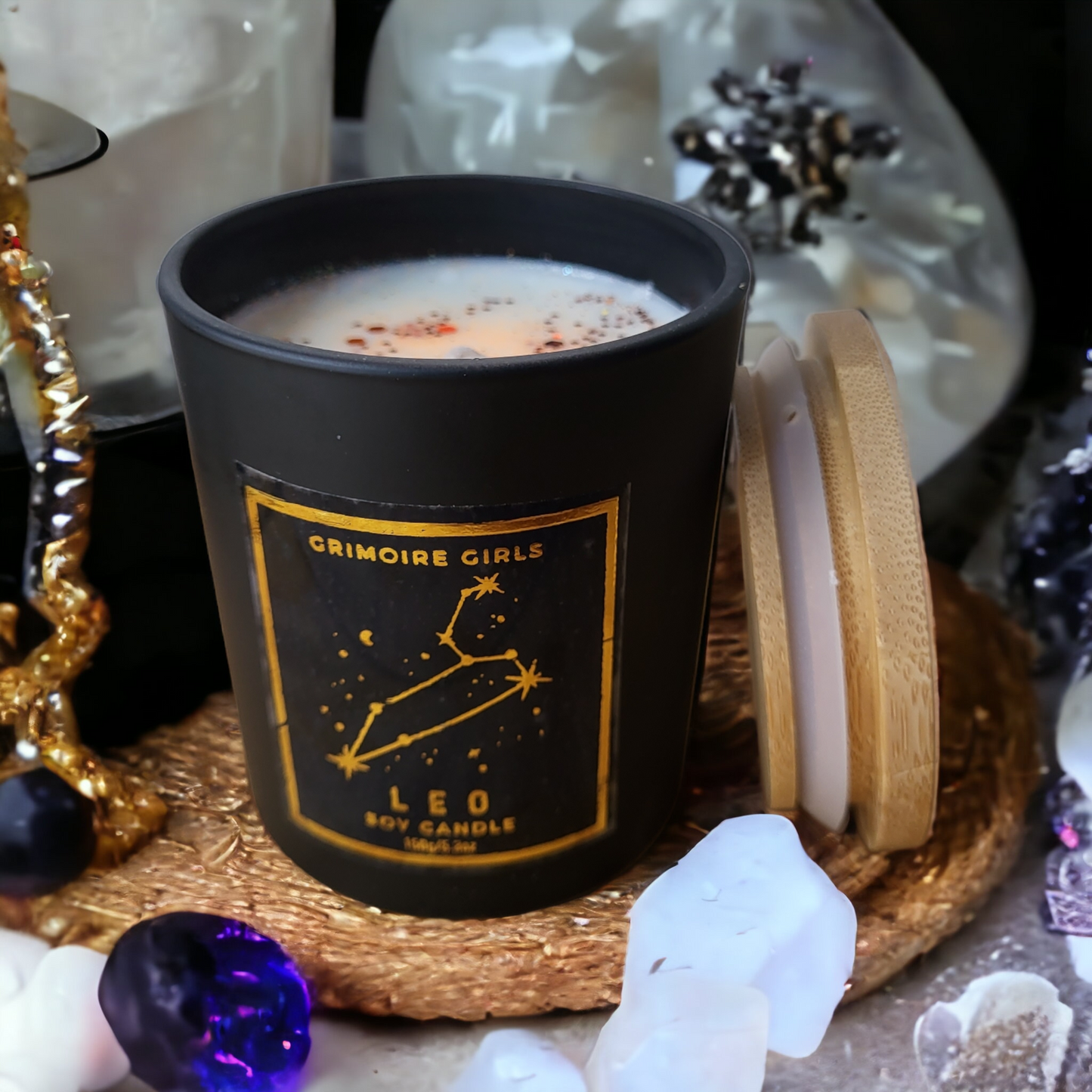 Leo Zodiac Candle