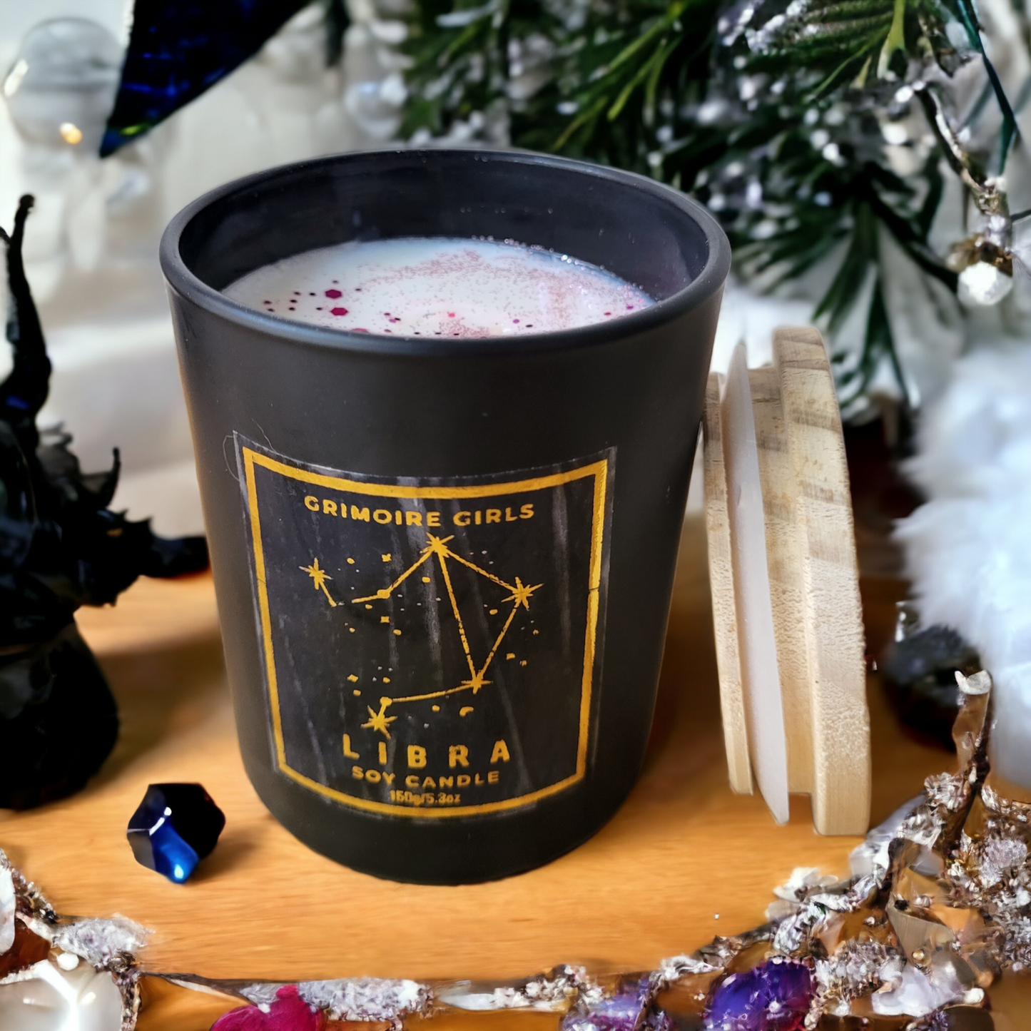 Libra Zodiac Candle