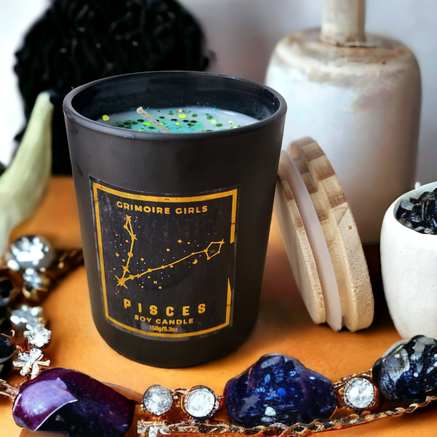 Pisces Zodiac Candle