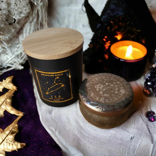 Leo Zodiac Candle