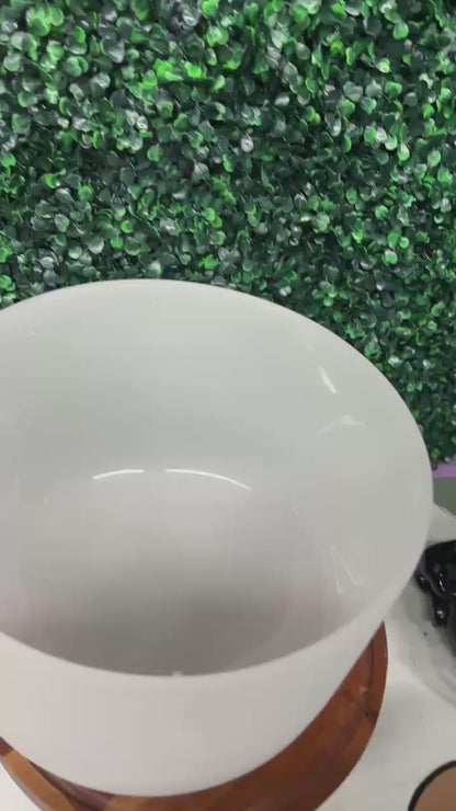 10-Inch Quartz Singing Bowl with Mallet