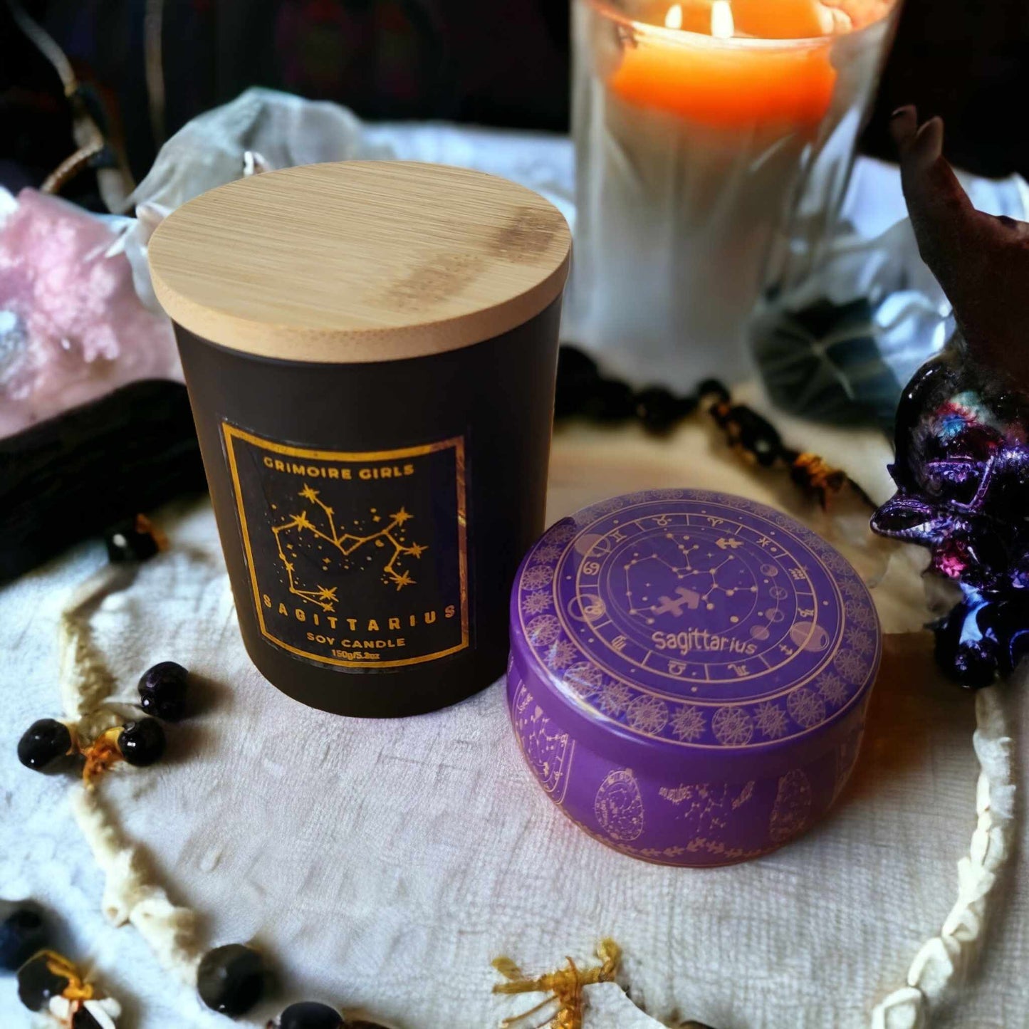 Sagittarius Zodiac Candle