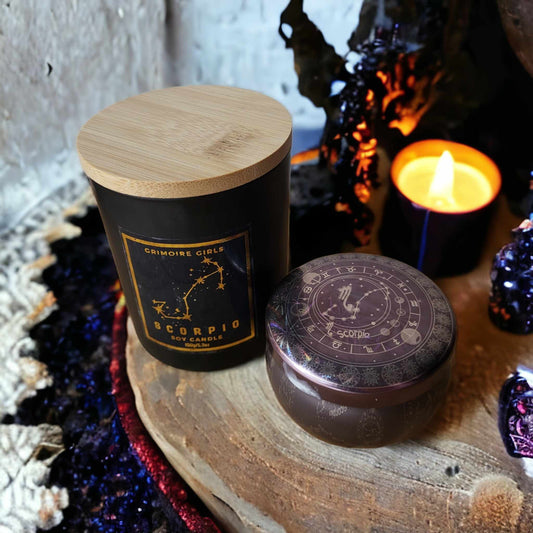 Scorpio Zodiac Candle